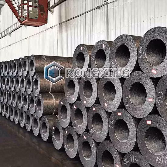 400mm Graphite Electrodes 1800mm Length Low Resistivity Graphite Electrodes for Eaf Lf