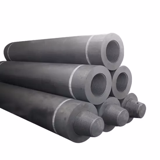 Graphite Products Carbon Electrode UHP/HP/RP Dia 350mm with Nipple for Lf or Eaf