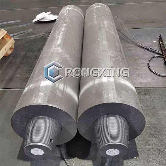 400mm Graphite Electrodes 1800mm Length Low Resistivity Graphite Electrodes for Eaf Lf
